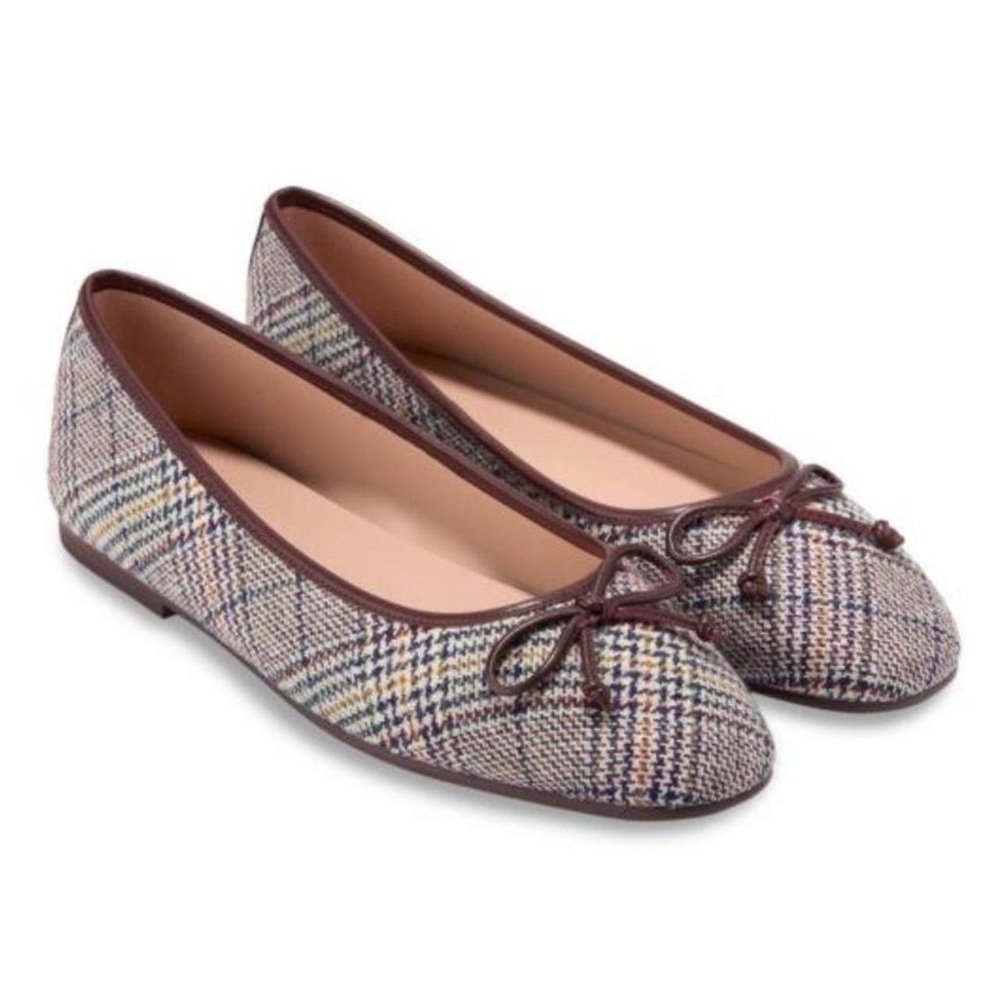 Cole Haan Plaid Ballet Flats